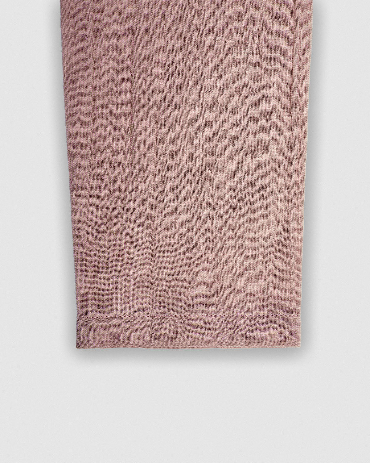 Pijama largo camisero muselina rosa
