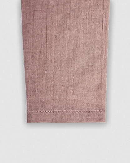 Pijama largo camisero muselina rosa