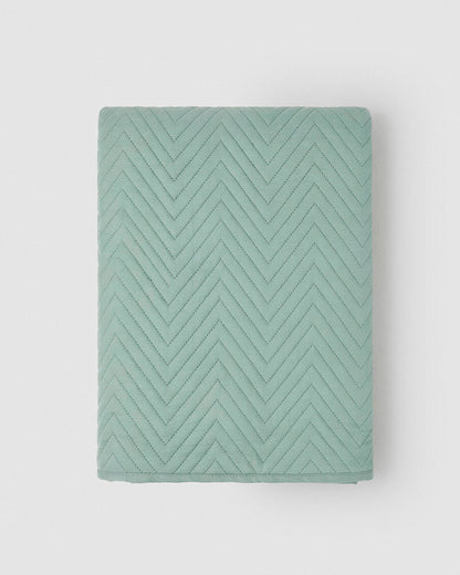 Colcha bouti verde tiffany