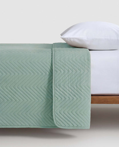 Colcha bouti verde tiffany