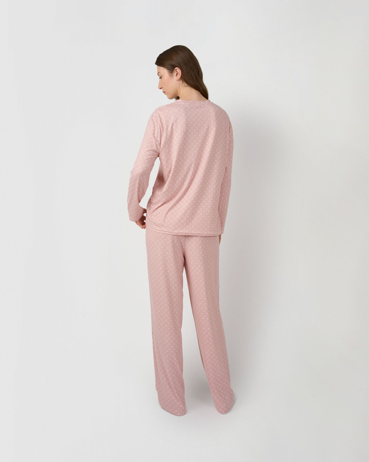 Pijama largo soft asah rosa