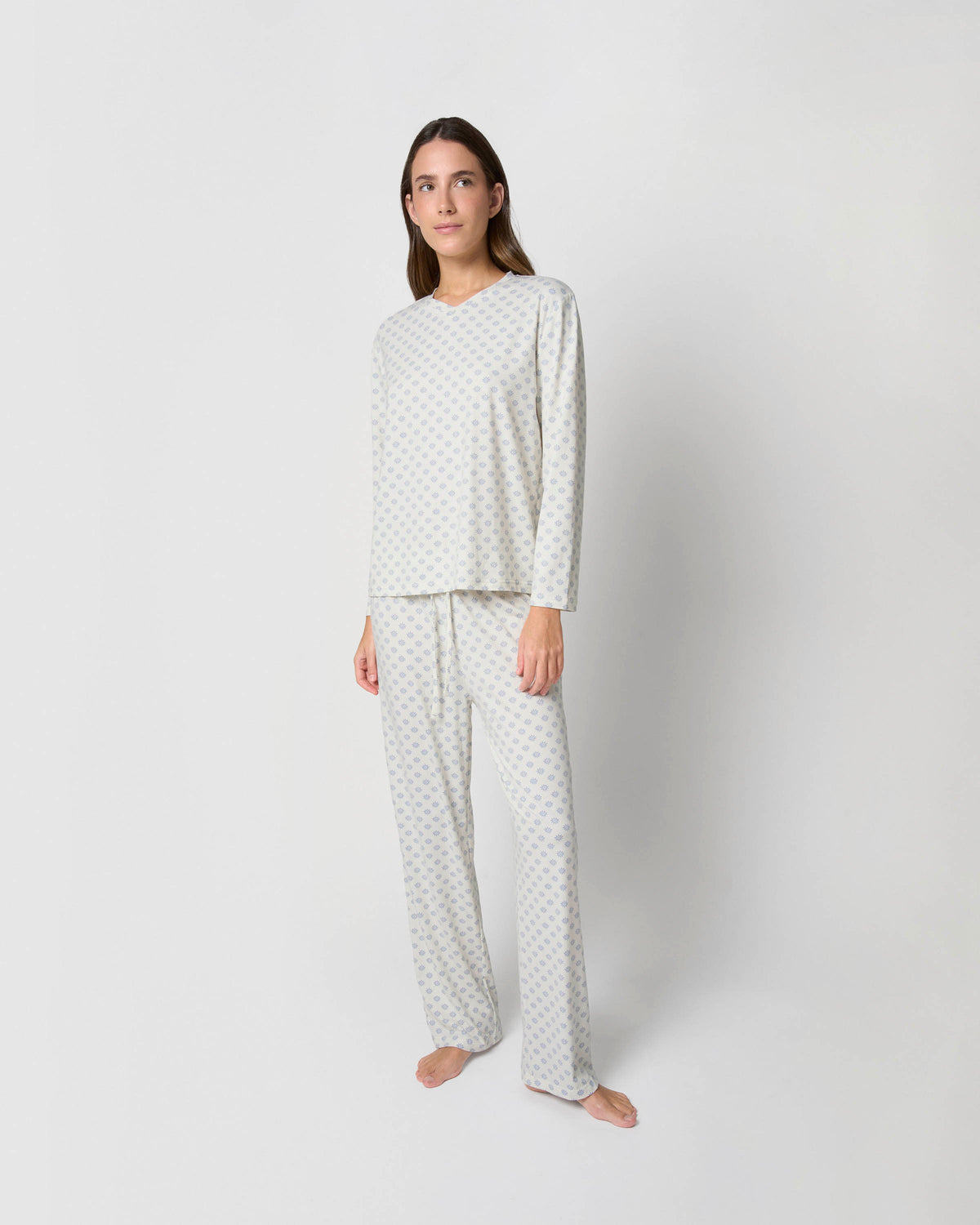 Pijama largo soft jabari índigo