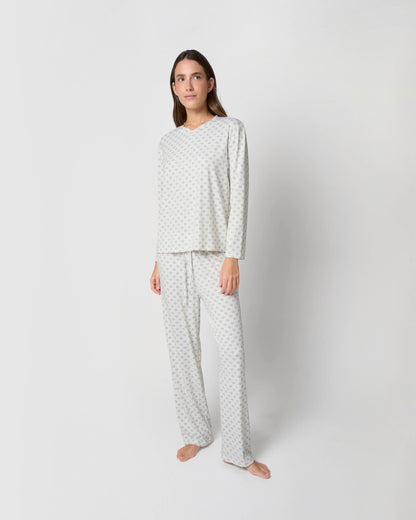 Pijama largo soft jabari índigo