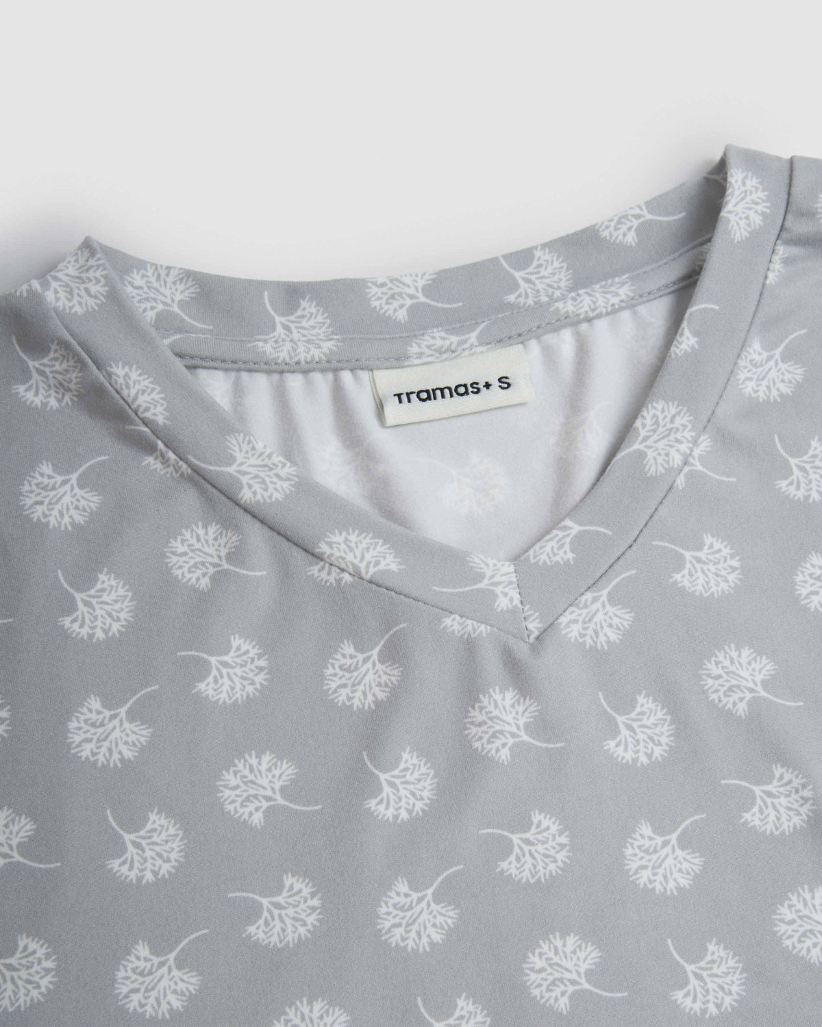 Pijama largo soft kaya gris