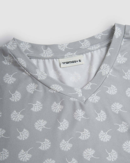Pijama largo soft kaya gris