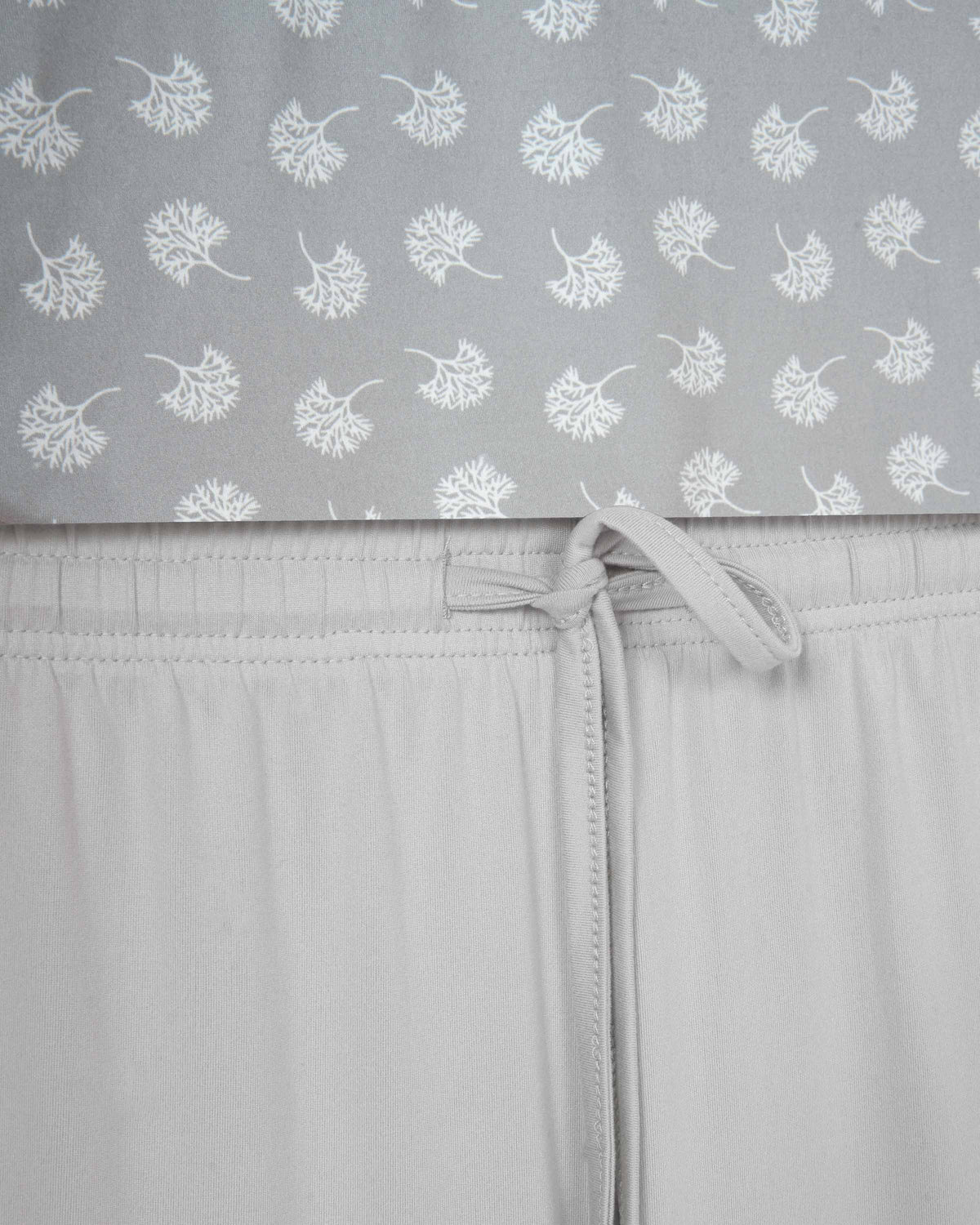 Pijama largo soft kaya gris