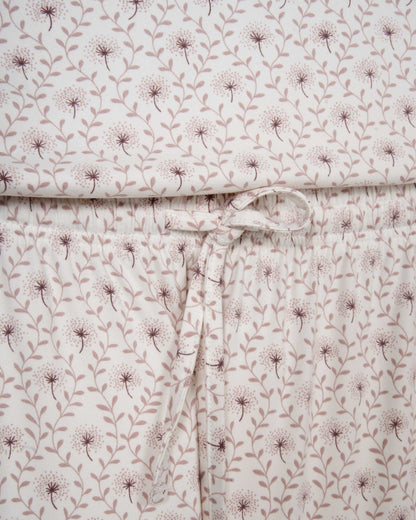 Pijama largo suave nia rosa