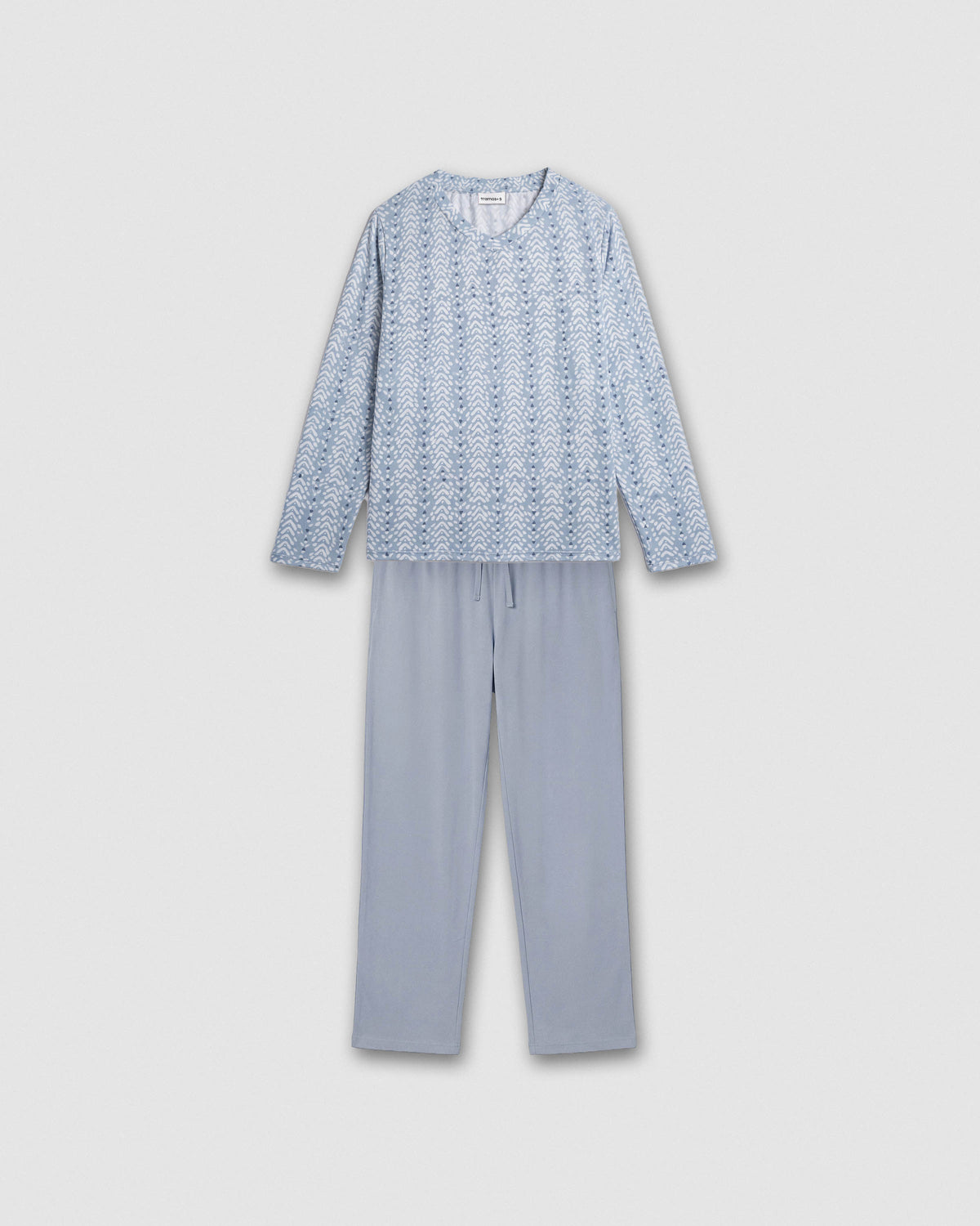 Pijama largo soft zuberi índigo