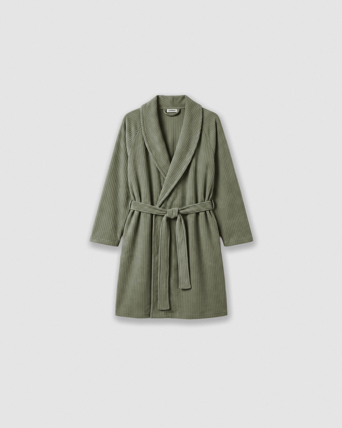 Robe canelada Raya ancha Solid