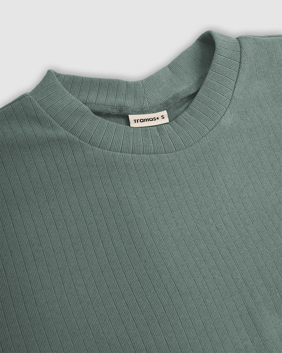 Pijama canalé raya ancha verde francés