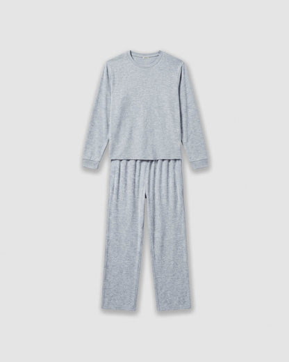 Pijama angorina liso celeste