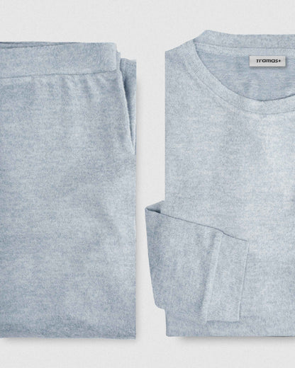 Pijama angorina liso celeste