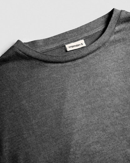 Pijama angorina liso gris marengo