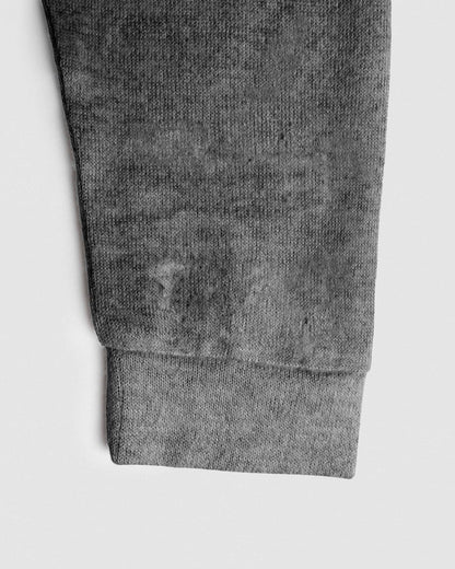 Pijama angorina liso gris marengo