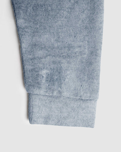 Pijama angorina liso índigo