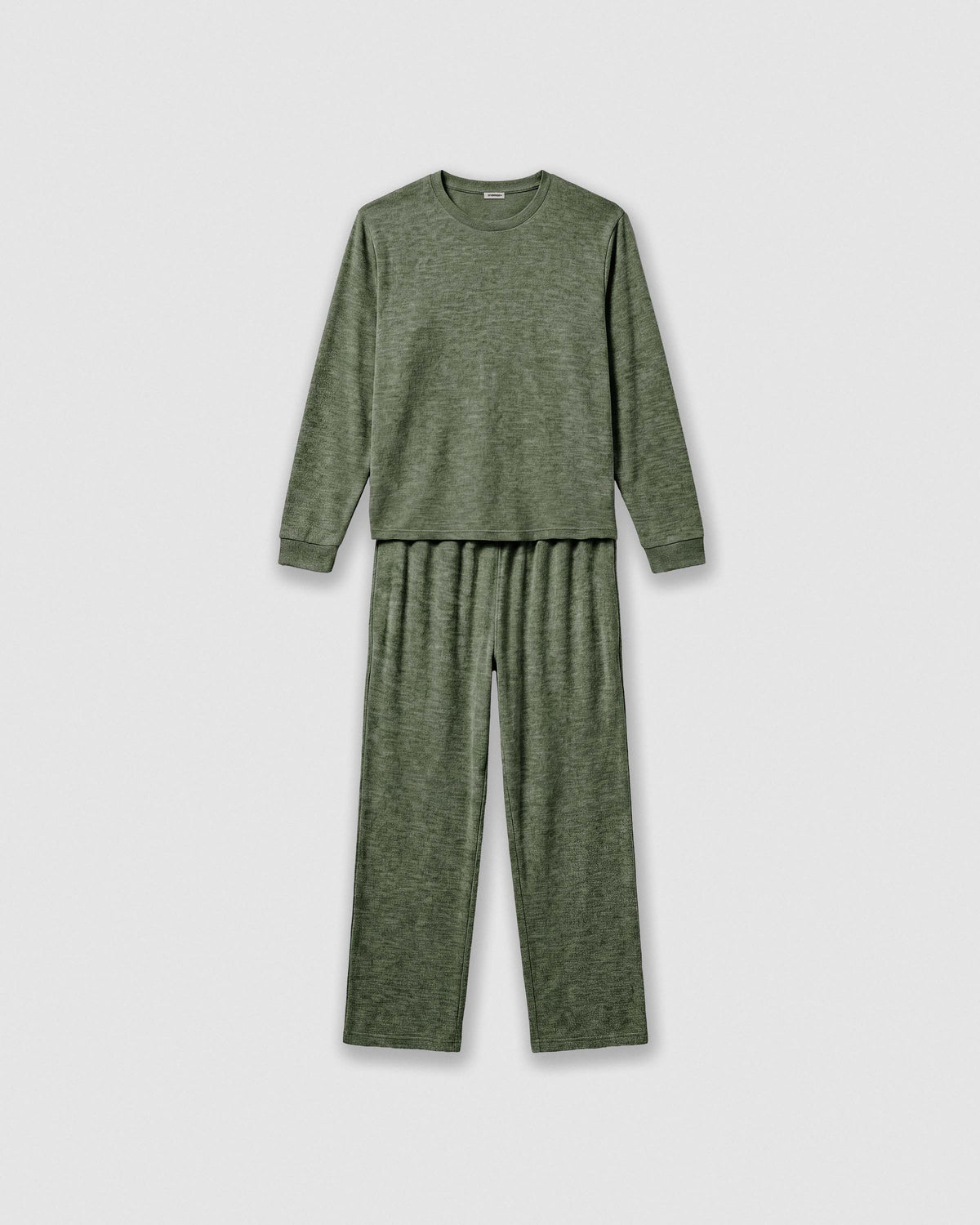 Pijama angorina liso verde