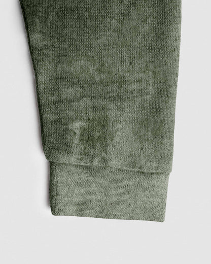 Pijama angorina liso verde
