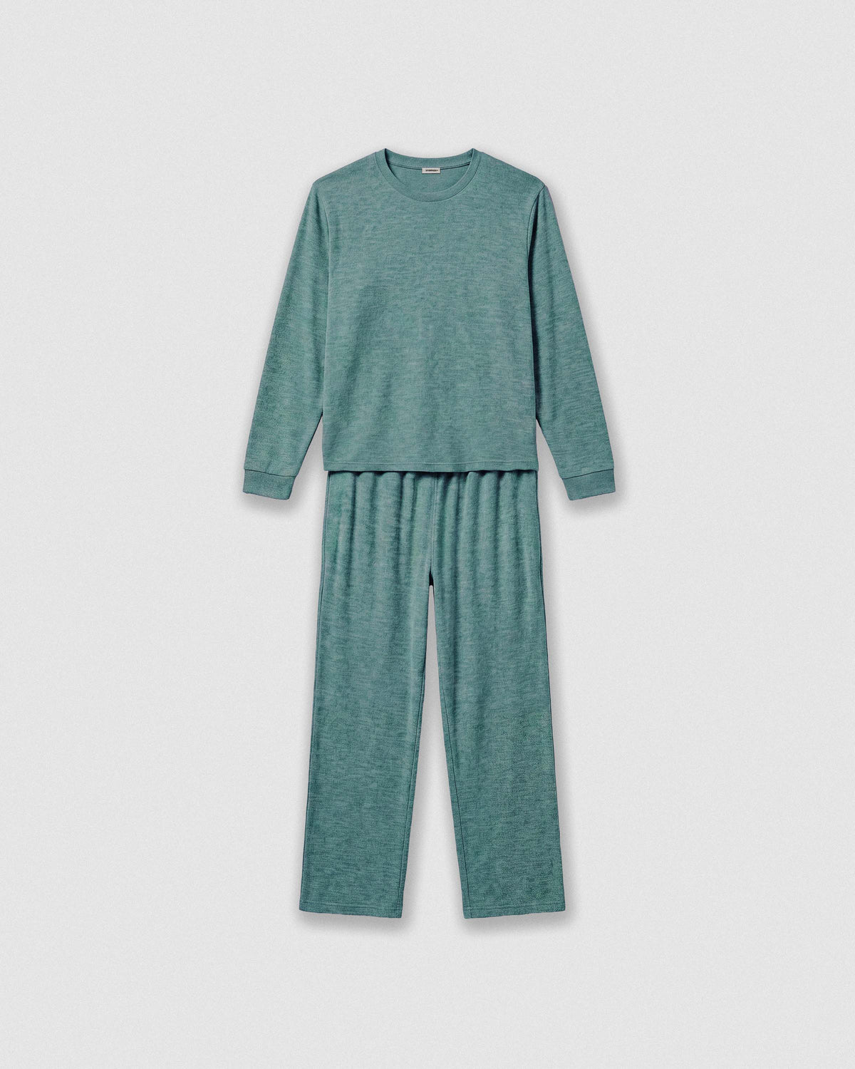 Pijama angorina liso verde francés