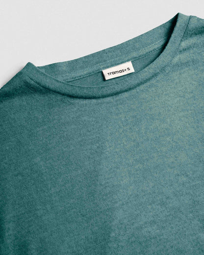Pijama angorina liso verde francés