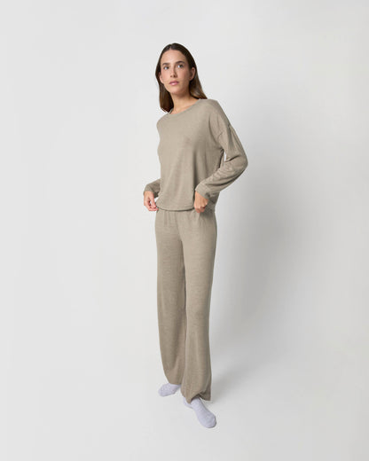 Pijama angorina liso arena