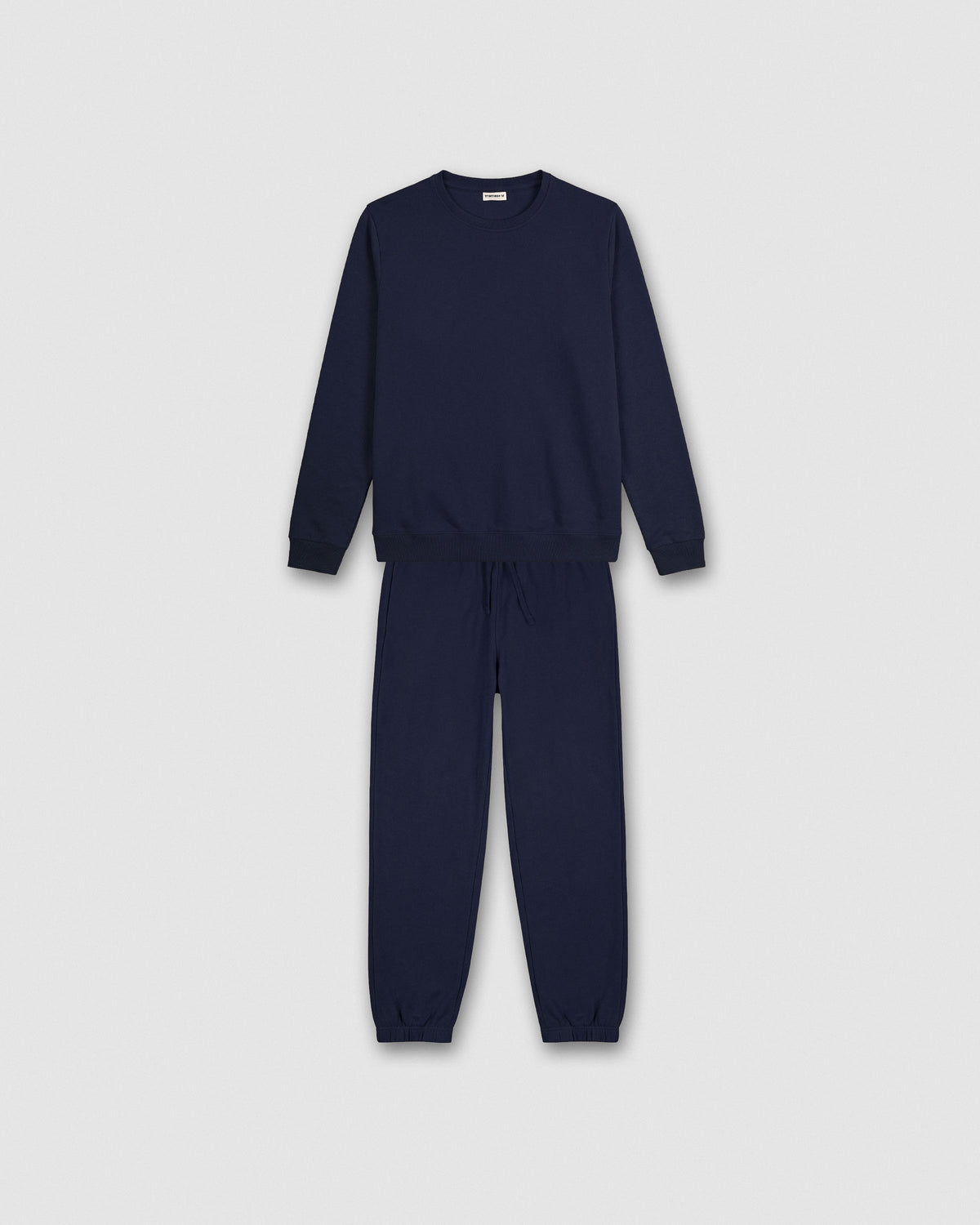 Sudadera básica deportiva azul marino