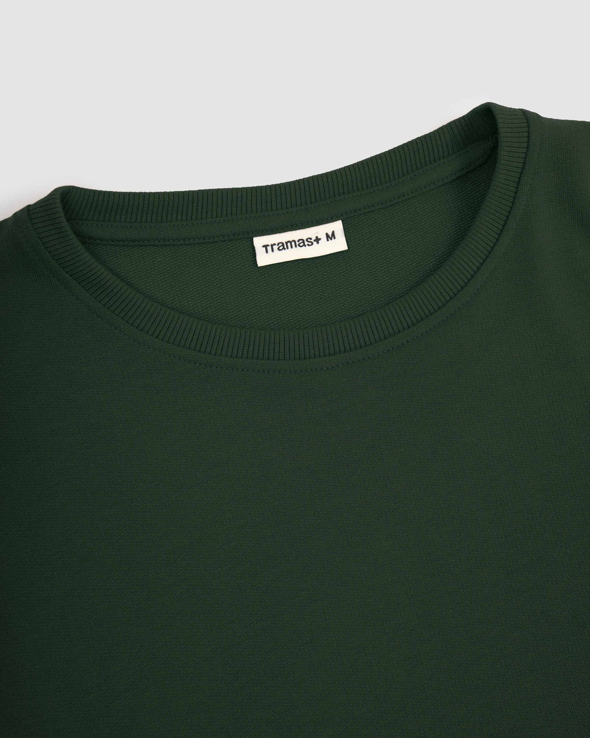 Sudadera básica deporte verde oscuro