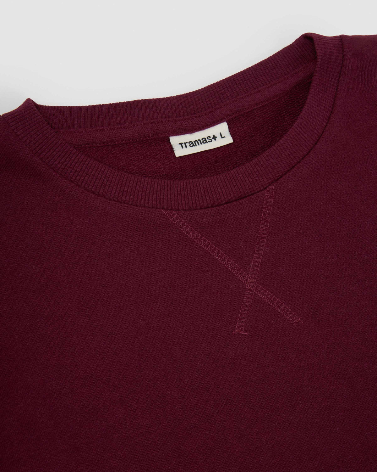 Sudadera básica deporte burdeos