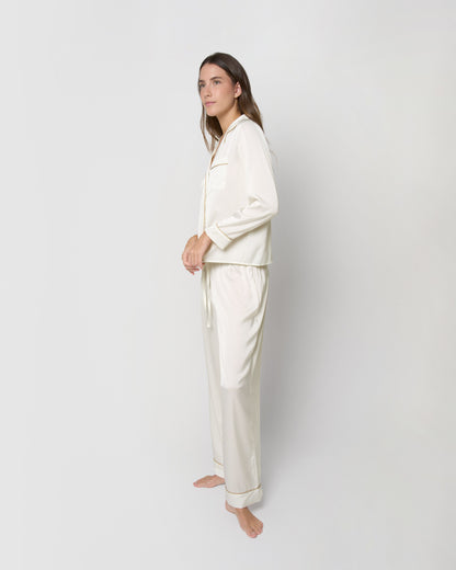 Pijama largo satén friday natural
