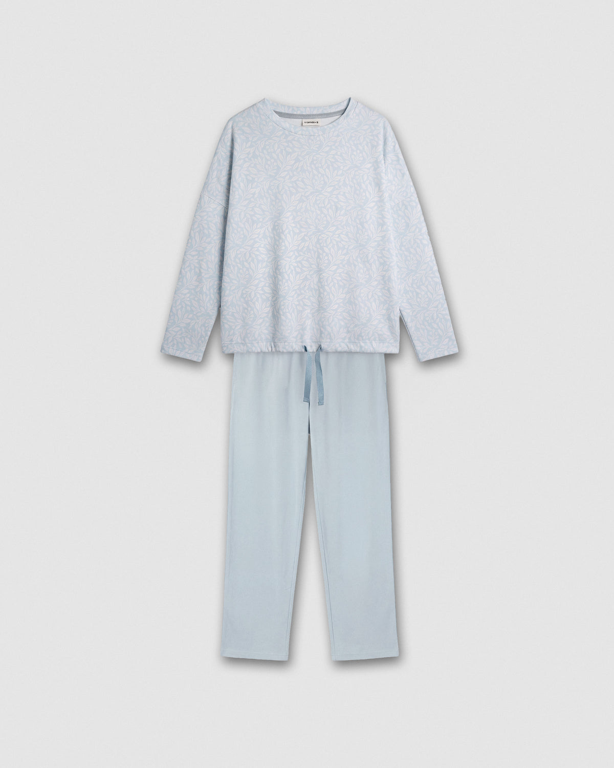 Pijama largo secret sereno celeste