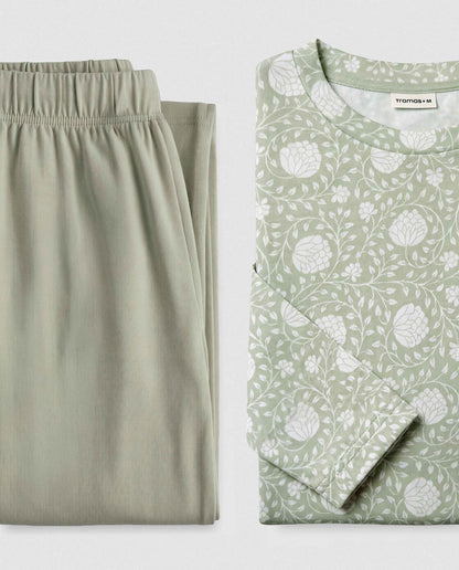 Pijama largo secret ventia verde