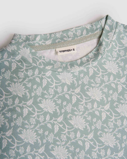 Pijama largo secret amira azul agua