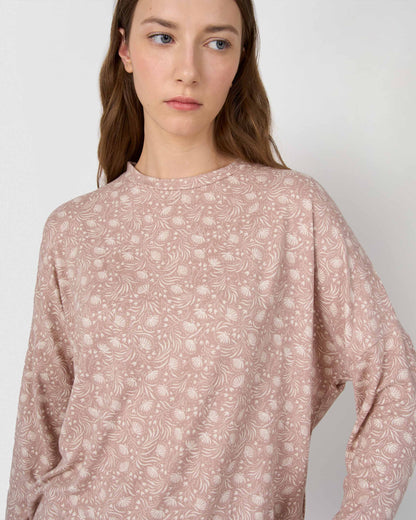 Pijama largo secret dusty rosa