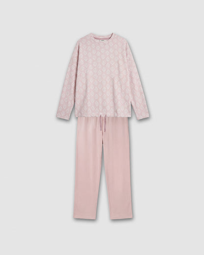 Pyjama long Secret Upepo rose