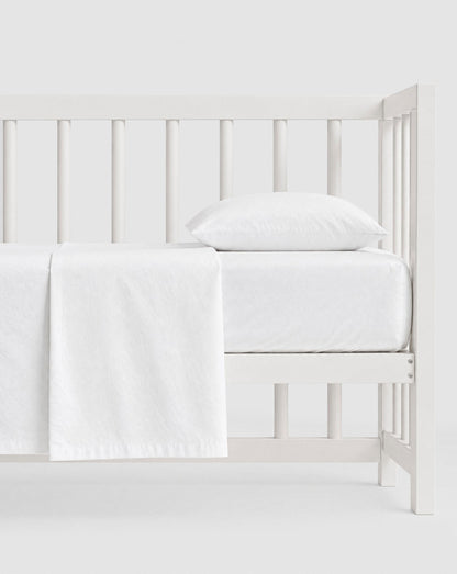 ENSEMBLE DE DRAPS EN COTON TEINT