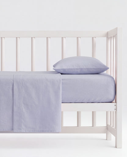 ENSEMBLE DE DRAPS EN COTON TEINT