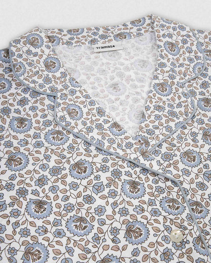Camisón camisero algodón etri índigo