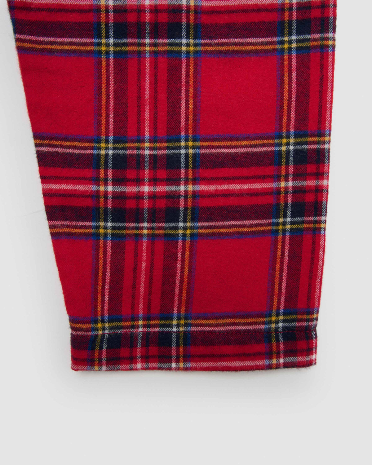 Pijama hombre camisero franela cuadro nicolás rojo
