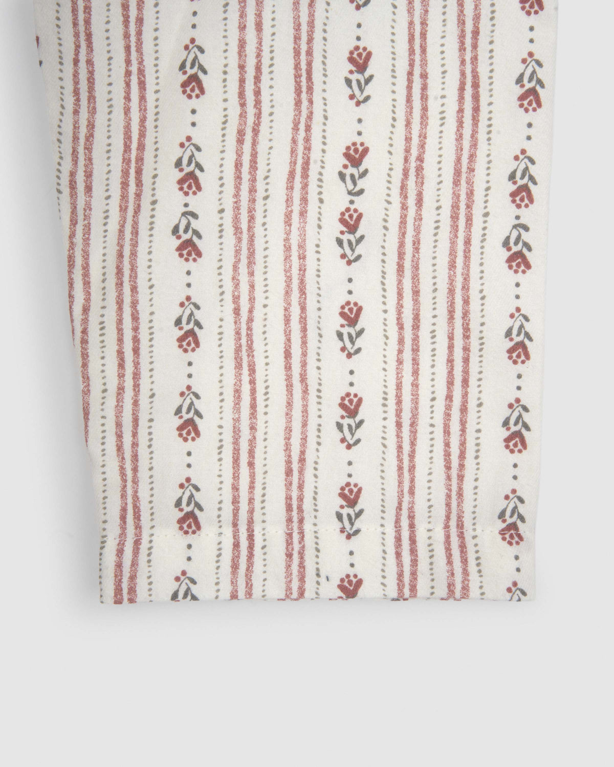 Pijama camisero franela algodón savia rosa