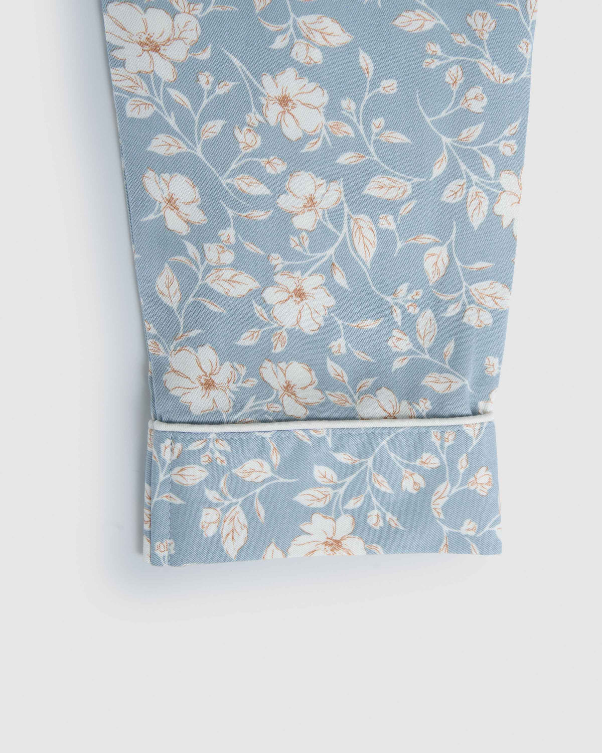 Pijama largo camisero viscosa rich azul verdoso
