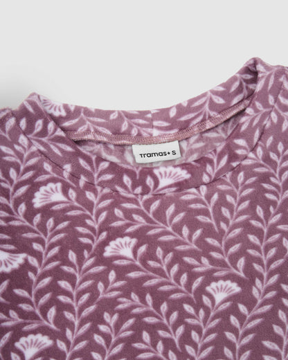Pijama terciopelo super soft essenza berenjena