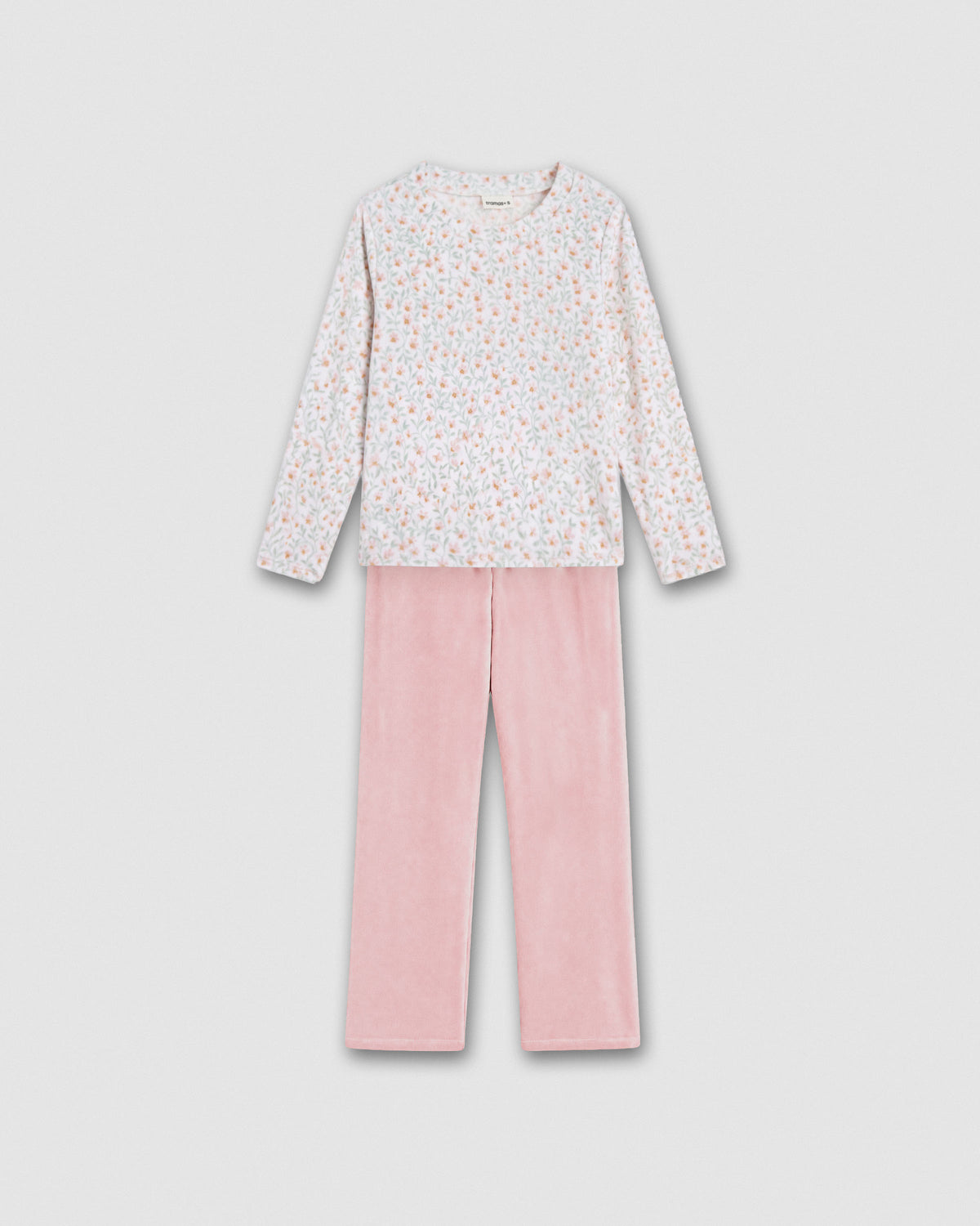 Pijama terciopelo super soft asili rosa