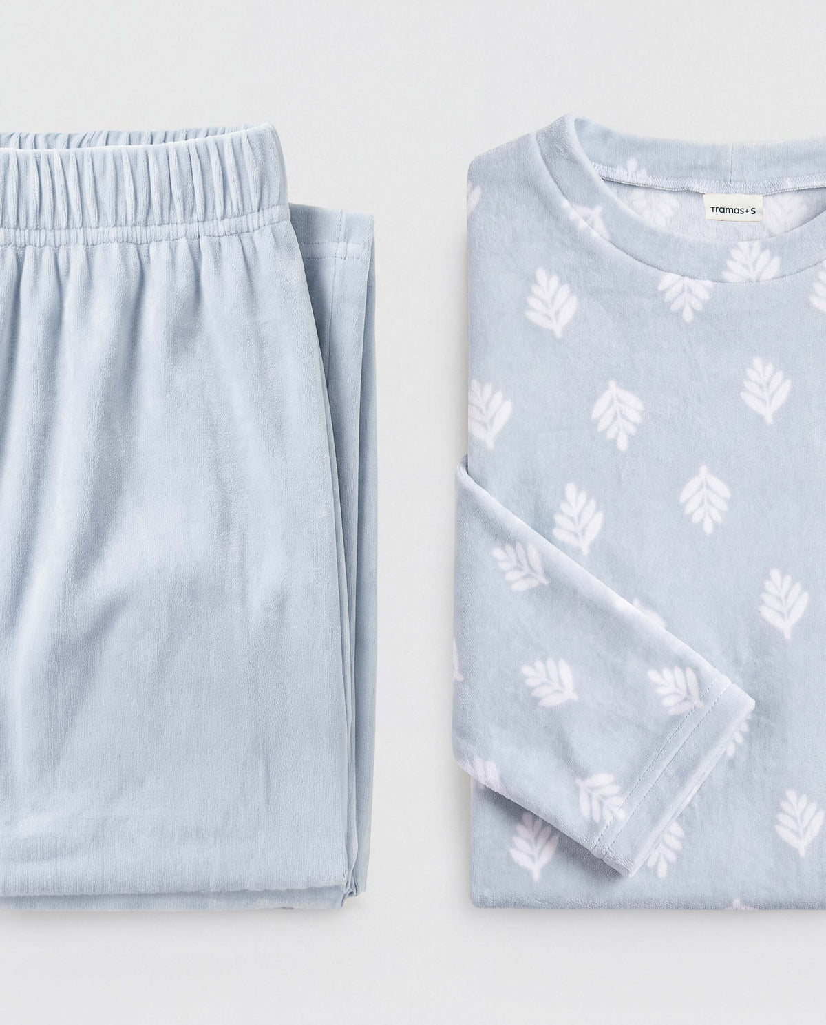 Pijama terciopelo super soft bahari índigo