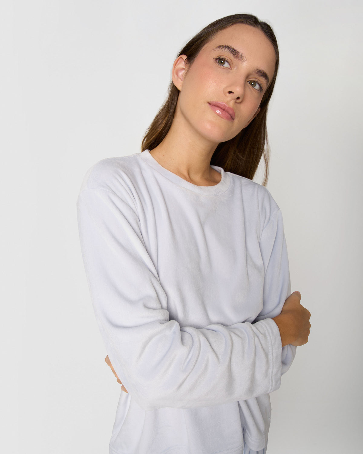Pijama terciopelo super soft raya auna índigo