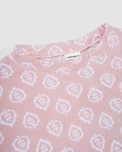 Pijama terciopelo super soft upepo rosa