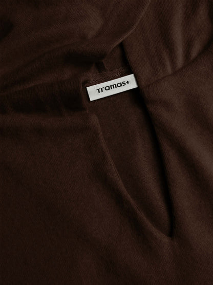 Sudadera capucha angorina chocolate