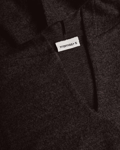 Sudadera capucha angorina gris marengo