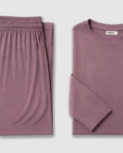 Pijama largo viscosa mujer liso