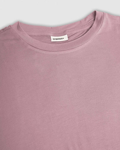 Pijama largo viscosa rosa