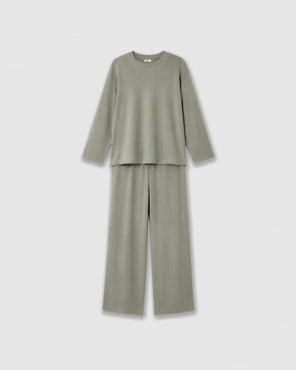 Pijama largo viscosa mujer liso