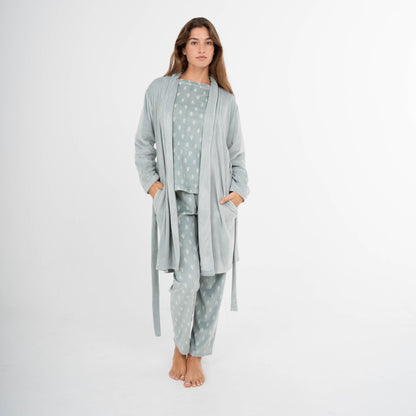 Robe de veludo Super Soft Verde Tiffany